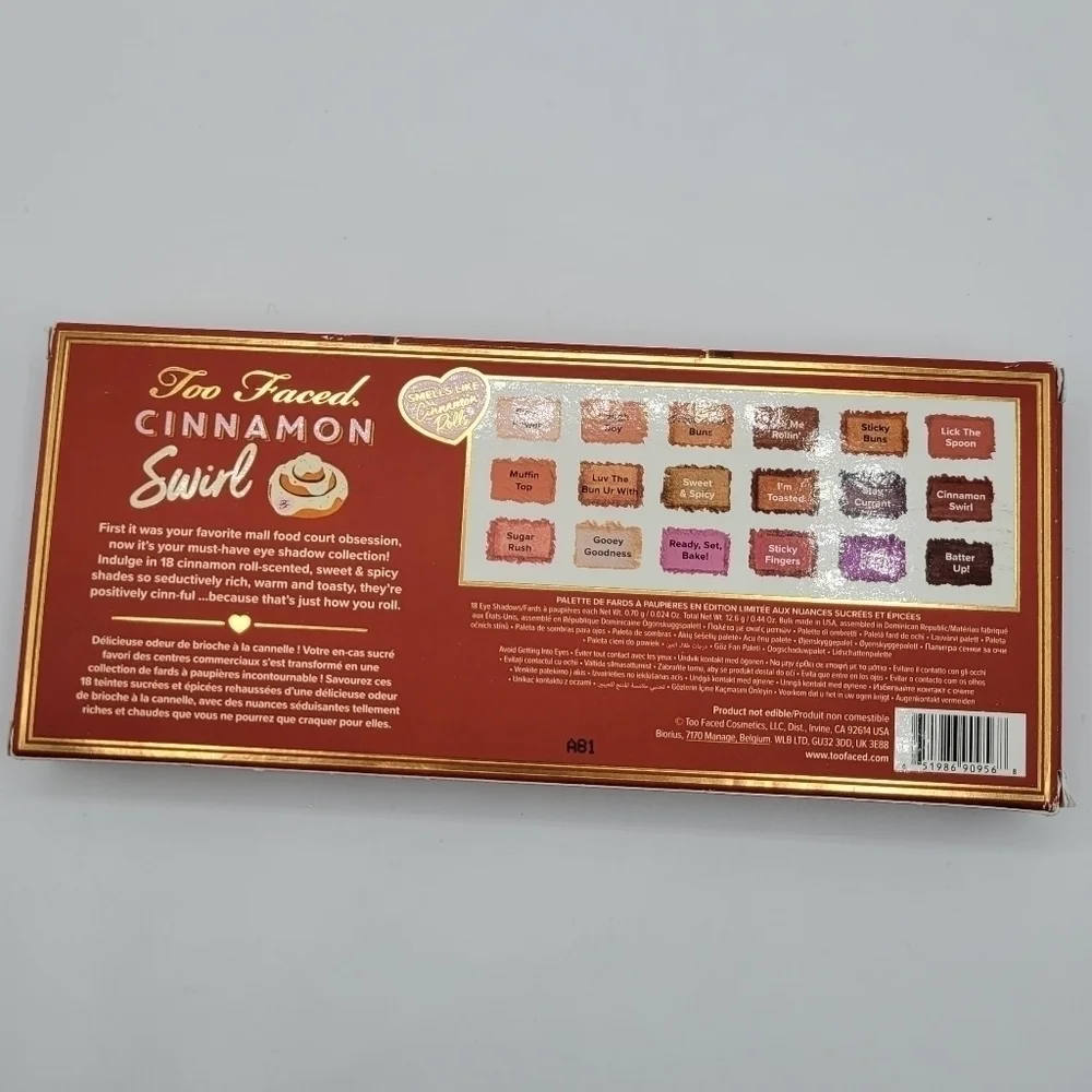 Too Faced Cinnamon Swirl Eyeshadow Palette